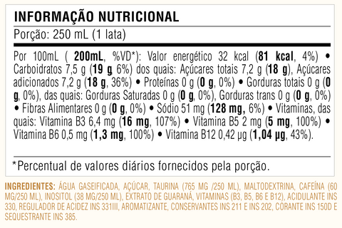 Energetic Baly® Celebre Champagne Can
