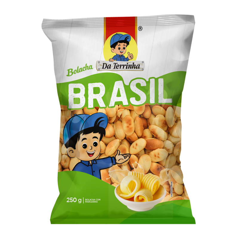 BOLACHA DA TERRINHA BRASIL 250G