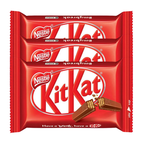 Nestle Kit Kat Milk Chocolate 3 x 41.5g 