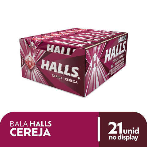 Halls Cherry Drops Box 21x28g