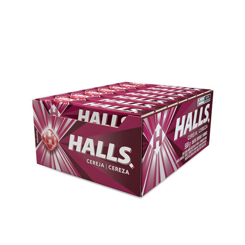 Halls Cherry Drops Box 21x28g