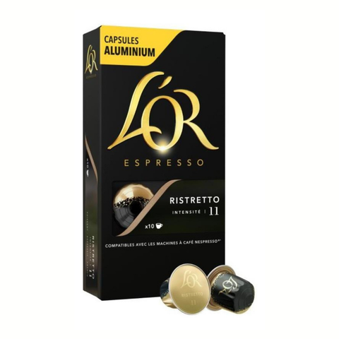 Capsula Café L'or Ristretto Espresso - Intensidade 11