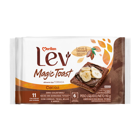Kit of 3 Lev Magic Toast Cocoa Toasts 110g