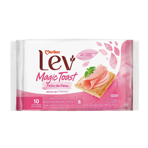 Kit of 3 Lev Magic Toast Turkey Breast Toasts 110g