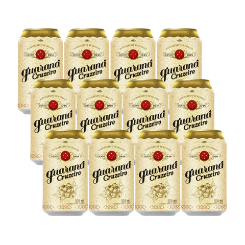 Guaraná Cruzeiro 350ml Can (12 Cans)