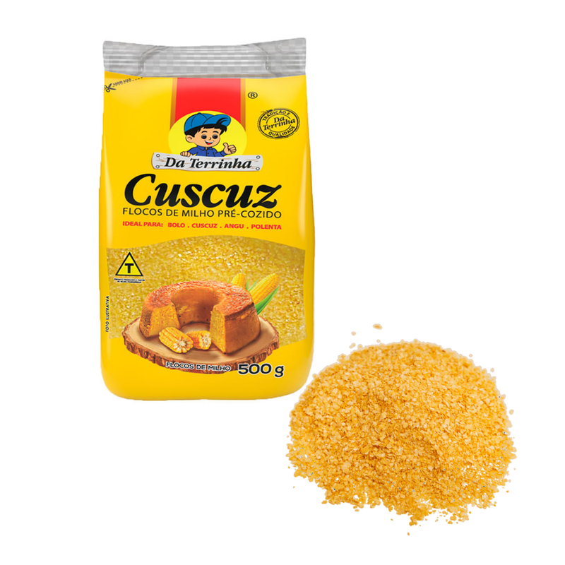 FLOCOS DE MILHO (CUSCUZ) DA TERRINHA 500G