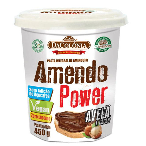 Amendo Power Peanut Butter with Hazelnut and Cocoa 450g DaCõlonia