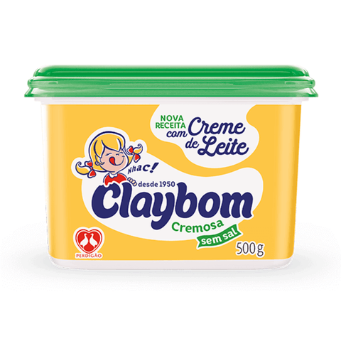 Claybom Creamy Unsalted Margarine Tub 500g