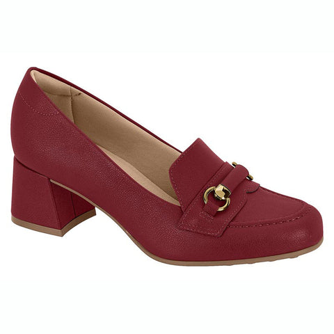 Modare 7373-118 Block Heel Loafer in Wine Napa