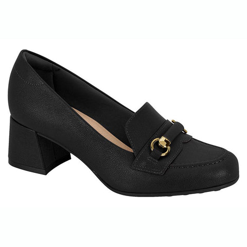 Modare 7373-118 Black Napa Block Heel Loafer