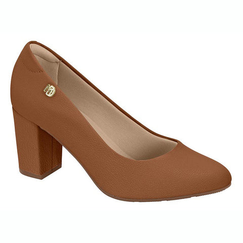 Modare 7377-105 Block Heel Pump in Hazelnut Napa