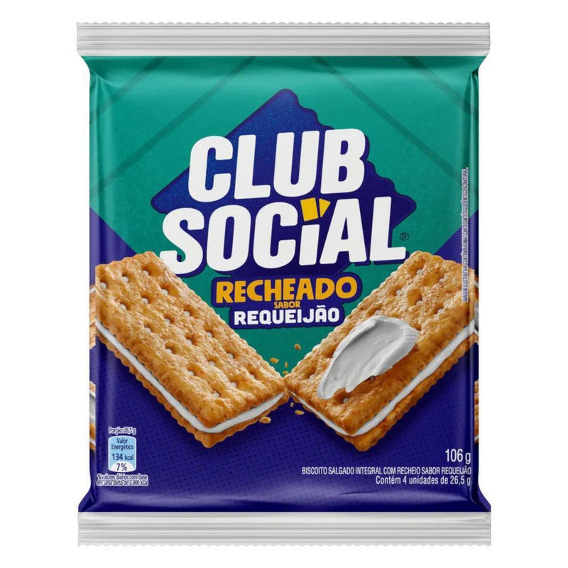 Biscoito Club Social Recheado  106g