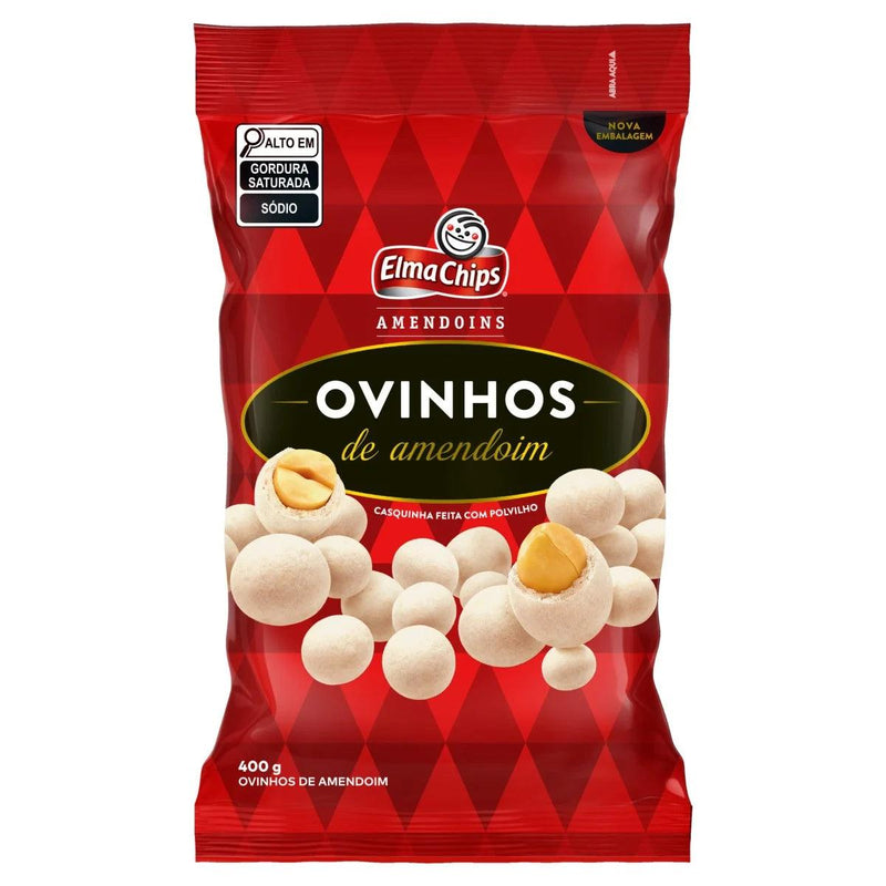 Ovinhos de amendoim elma chips 400G - MEUBRASILONLINE