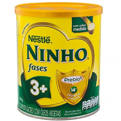 Composto Lacteo Nestle Ninho Fases 3+ Lata 400G