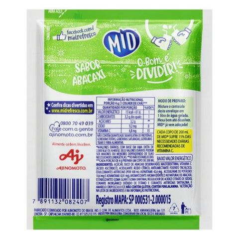 Midi Juice 15 Units Pineapple Flavor 20G