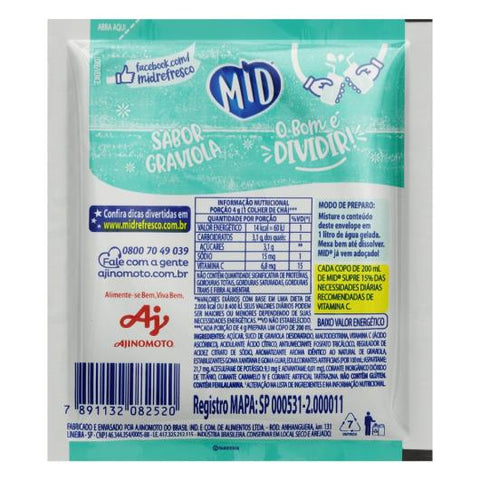 Mid Soursop Flavored Powdered Juice - 15 units