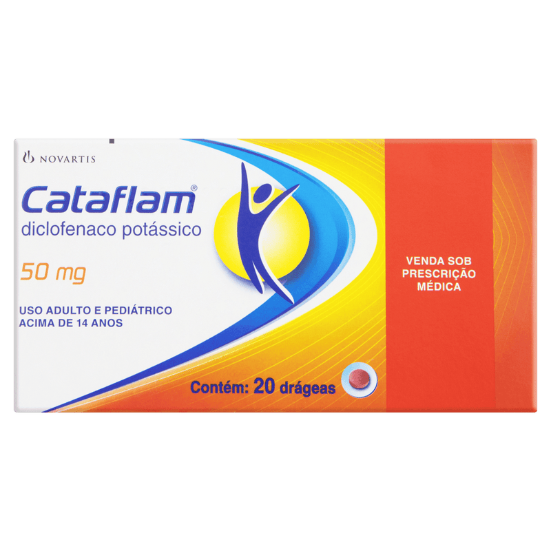 CATAFLAM 50MG 20 DRGS