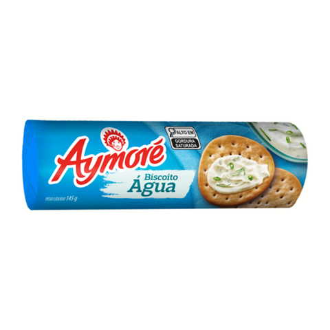 Biscoito Aymoré Água e Sal 145 g