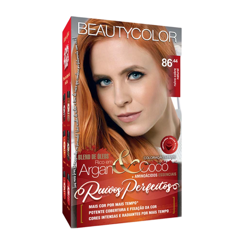 Kit Coloração Beauty -  Argan&Coco - Ruivos Perfeitos