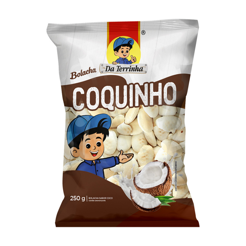 BOLACHA DA TERRINHA COQUINHO 250G