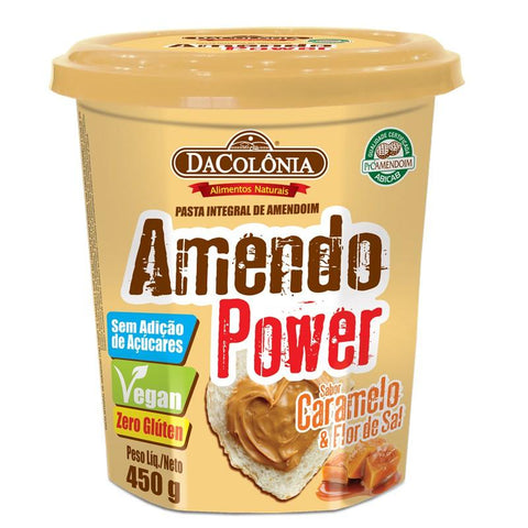 Peanut Butter Amendo Power Caramel and Fleur de Sel 450g