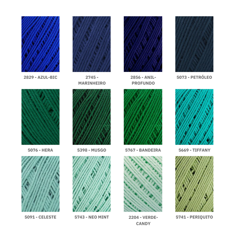 Amigurumi Circulo Yarns 254m - Unit - Colors
