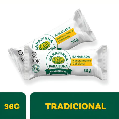 Bananinha Paraibuna Tradicional Caixa  1,44Kg