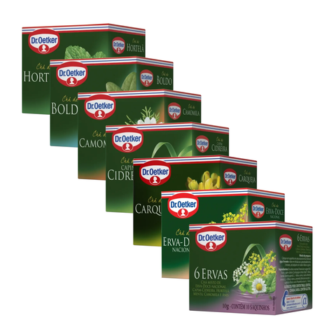 Herbal Tea - 10 sachets - Dr. Oetker - Flavors