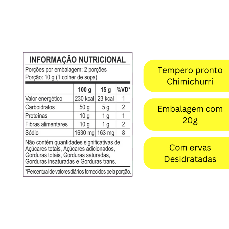 CHIMICHURRI DA TERRINHA 20G