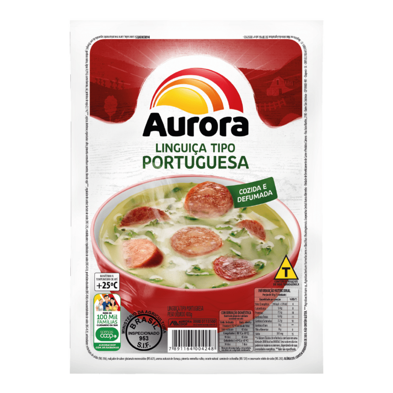 Linguiça portuguesa Aurora 400g