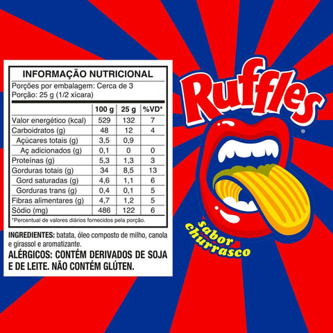 Patatas Fritas Onduladas Barbacoa Elma Chips Ruffles 68g