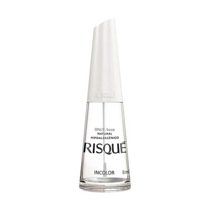 Esmalte Natural Incolor Risque 8ml - MEUBRASILONLINE