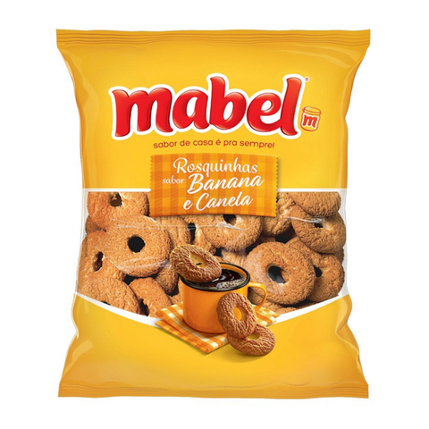 Mabel Rosquinha Banana com Canela 300g