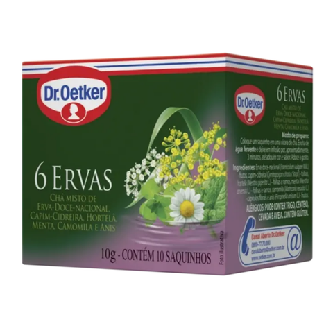 Herbal Tea - 10 sachets - Dr. Oetker - Flavors