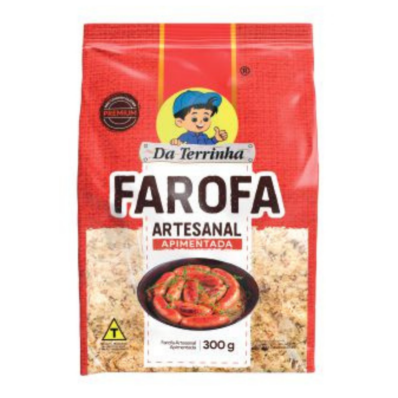 FAROFA ARTESANAL DA TERRINHA APIMENTADA 300G