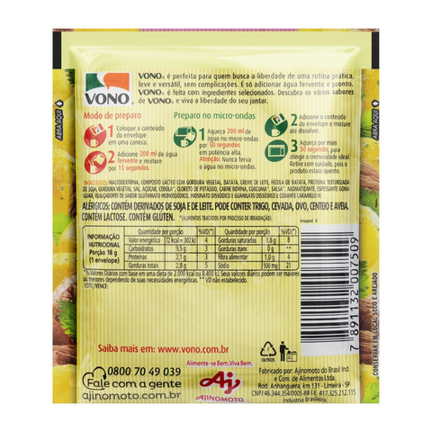 Vono Potato Soup with Meat 3x18g