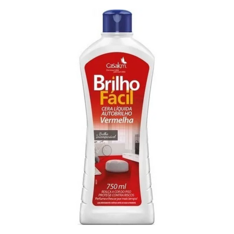 Easy Shine Liquid Wax, Red, 750 ml 