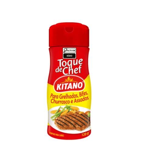 Kitano Toque de Chef Seasoning for Grills, Steaks, Barbecues and Roasts 120 Gr.