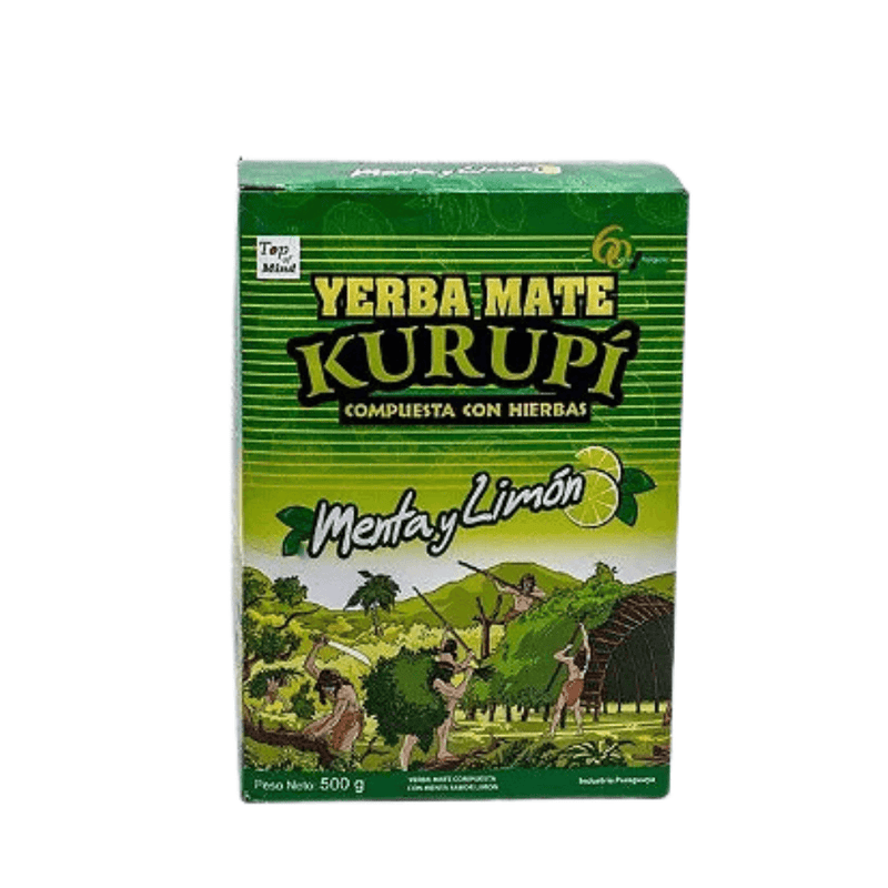 Yerba Mate Kurupi 500g - Menta e Limão