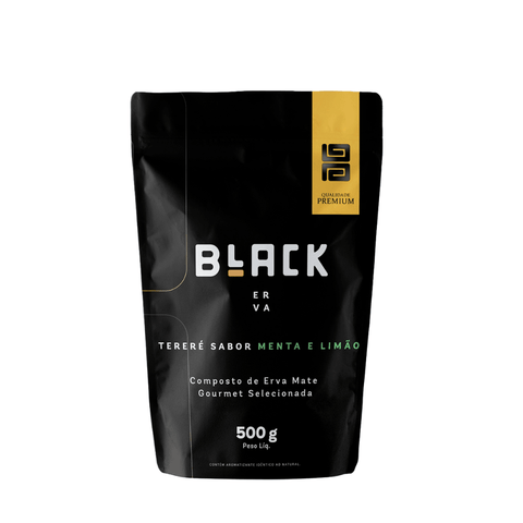 Erva Mate Black 500g - Menta e Limão