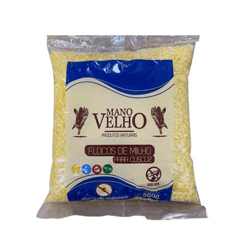CORN FLAKES FOR NATURAL NON-GMO COUSCOUS | 500G | MANO VELHO