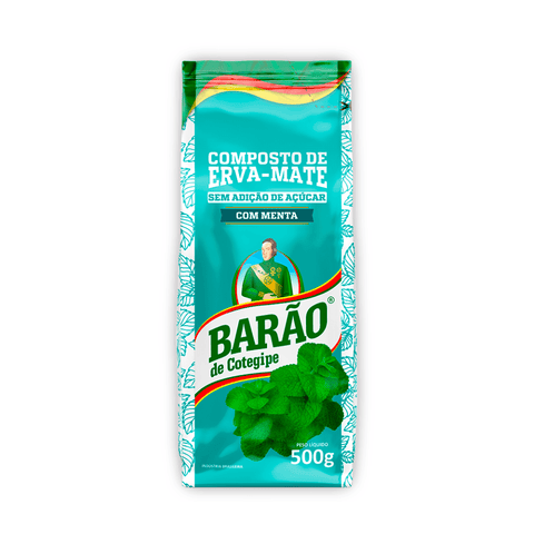 Composto De Erva Mate Barão com Menta 500G