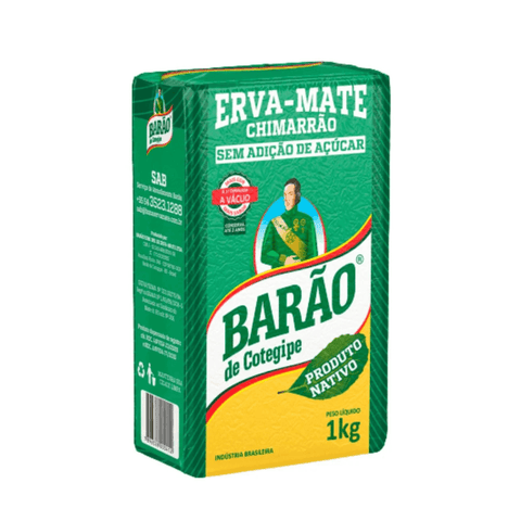 Erva Mate Barão Nativa à Vácuo 1 Kg