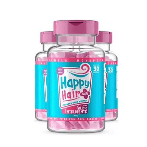 3-PACK HAPPY HAIR NAILS