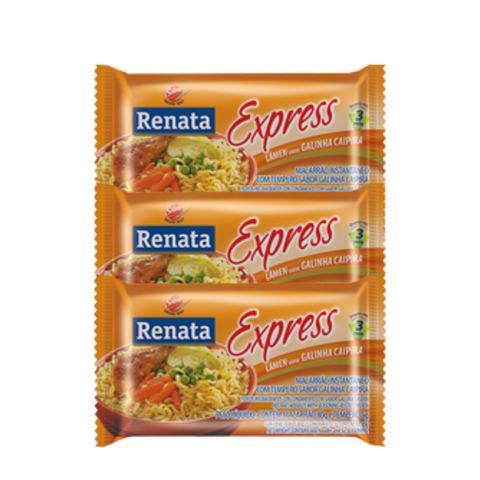 KIT 3 RENATA CHICKEN FLAVORED MIOJO 85G