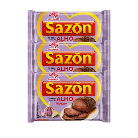 Sazon garlic seasoning 3 x 60g