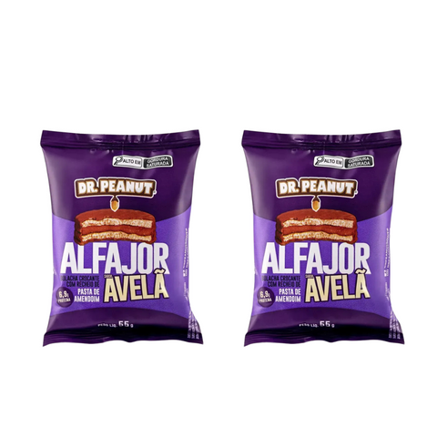 Alfajor Dr Peanut sabor Avelã 2x55G