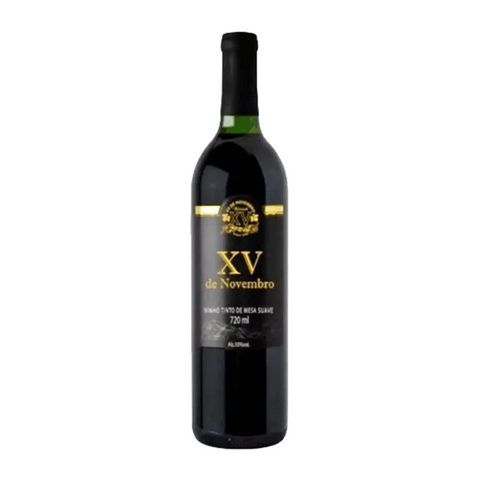 Vinho Tinto Suave Bordô 720ml - Xv de Novembro