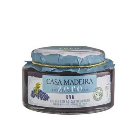 GRAPE JELLY - NO SUGAR ADDED - CASA MADEIRA - 220g