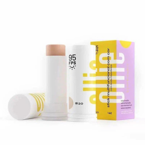 Protetor Solar em Bastão Ollie Com Cor FPS 95